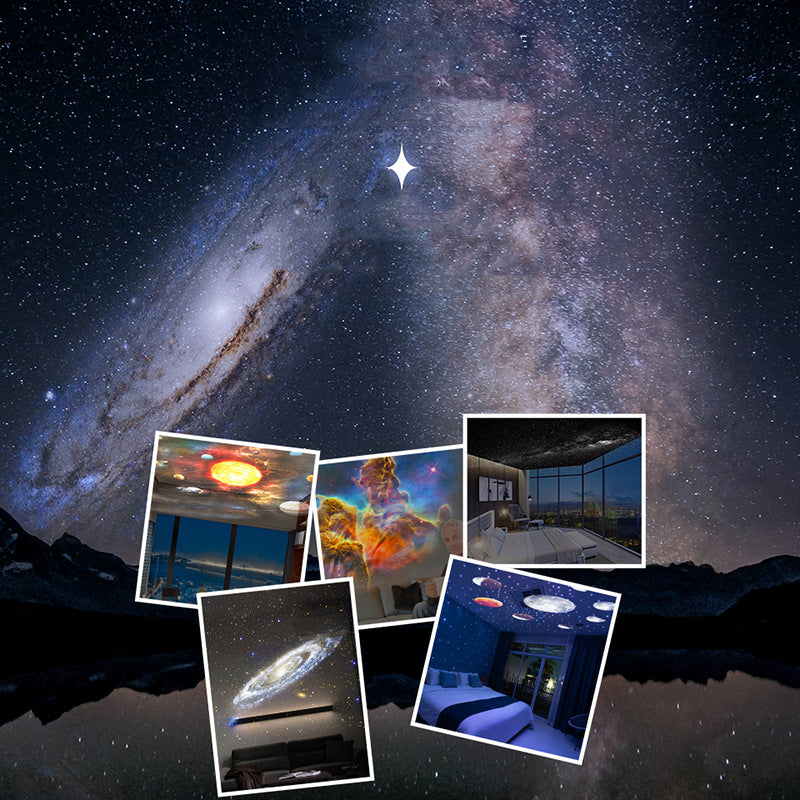 Galaxy Projector Night Light - 360° Rotating Starry Sky Planetarium Lamp