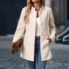 Women's Triple-Breasted Pocket Coat