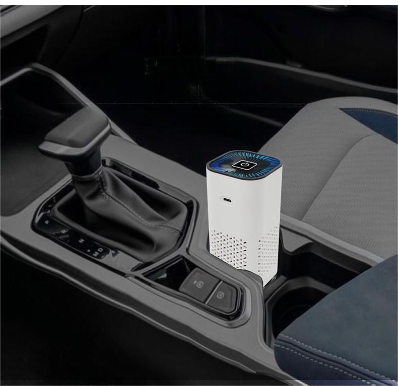 Portable Car Air Purifier - Negative Ion Generator for Fresh Air