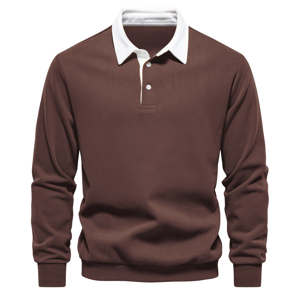 Men's Polo Collar Sweater