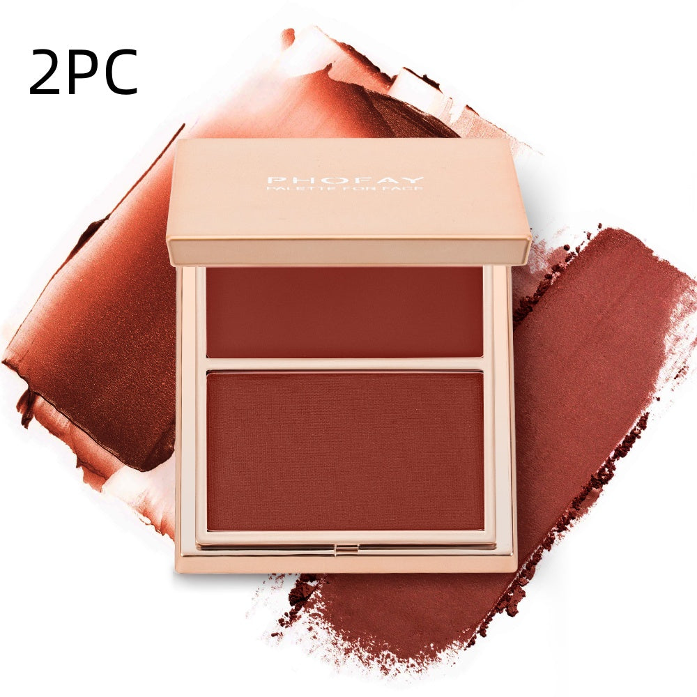 PHOFAY Duo blush crème et poudre Double-Take