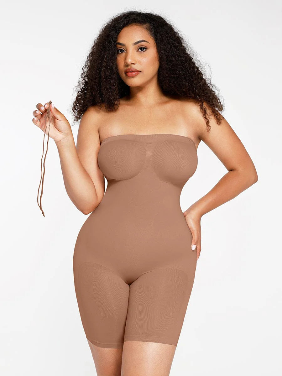 Gaine bustier gainante avec effet push-up fessier