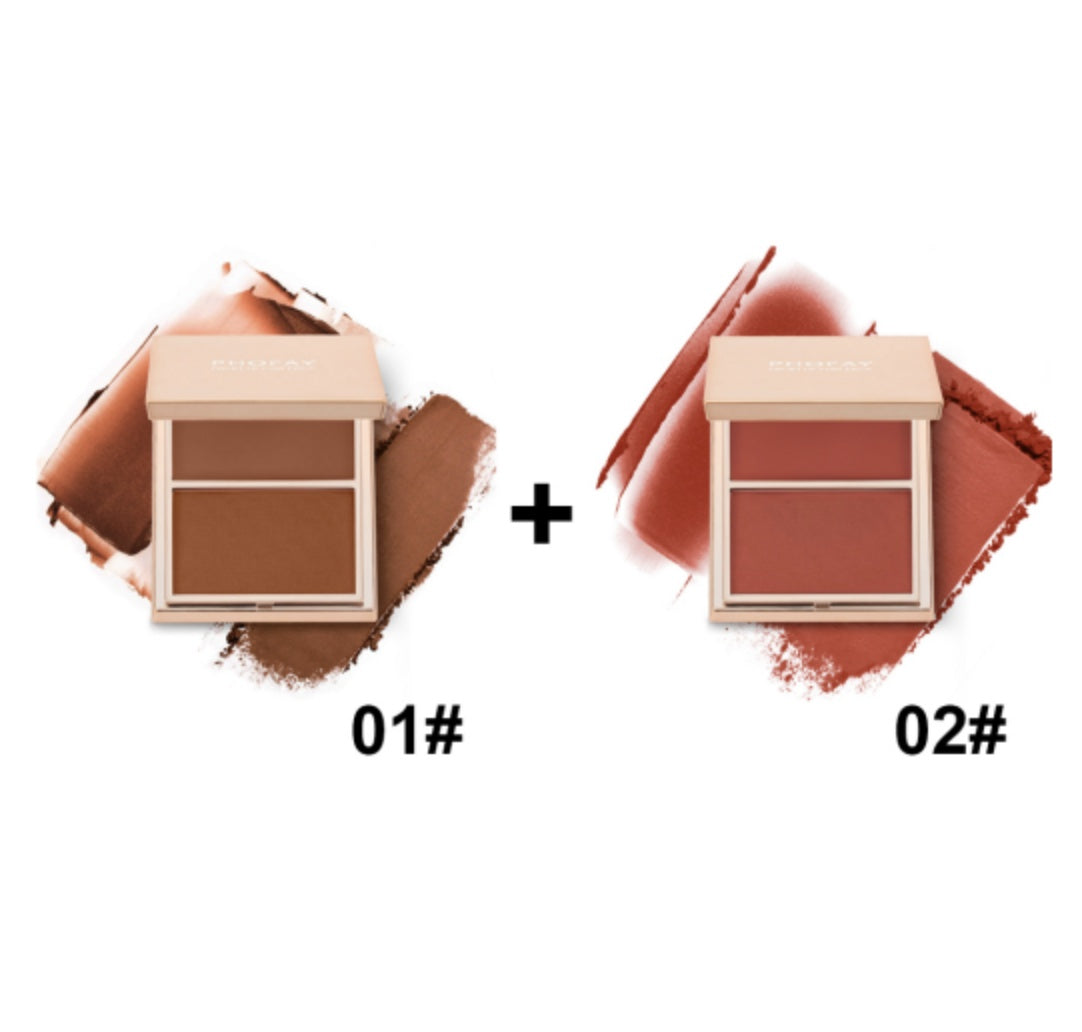 PHOFAY Duo blush crème et poudre Double-Take