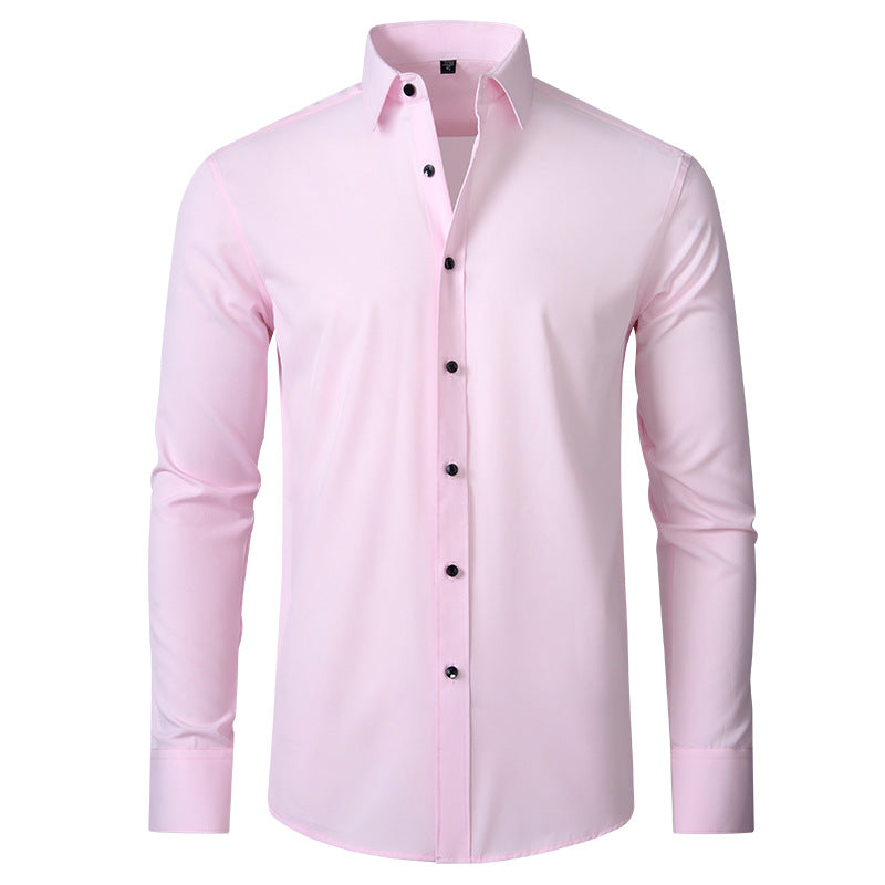 Men's Wrinkle-Free Stretch Business Shirt