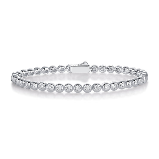 Galaxy Dream - S925 Platinum Plated Moissanite Bracelet Set