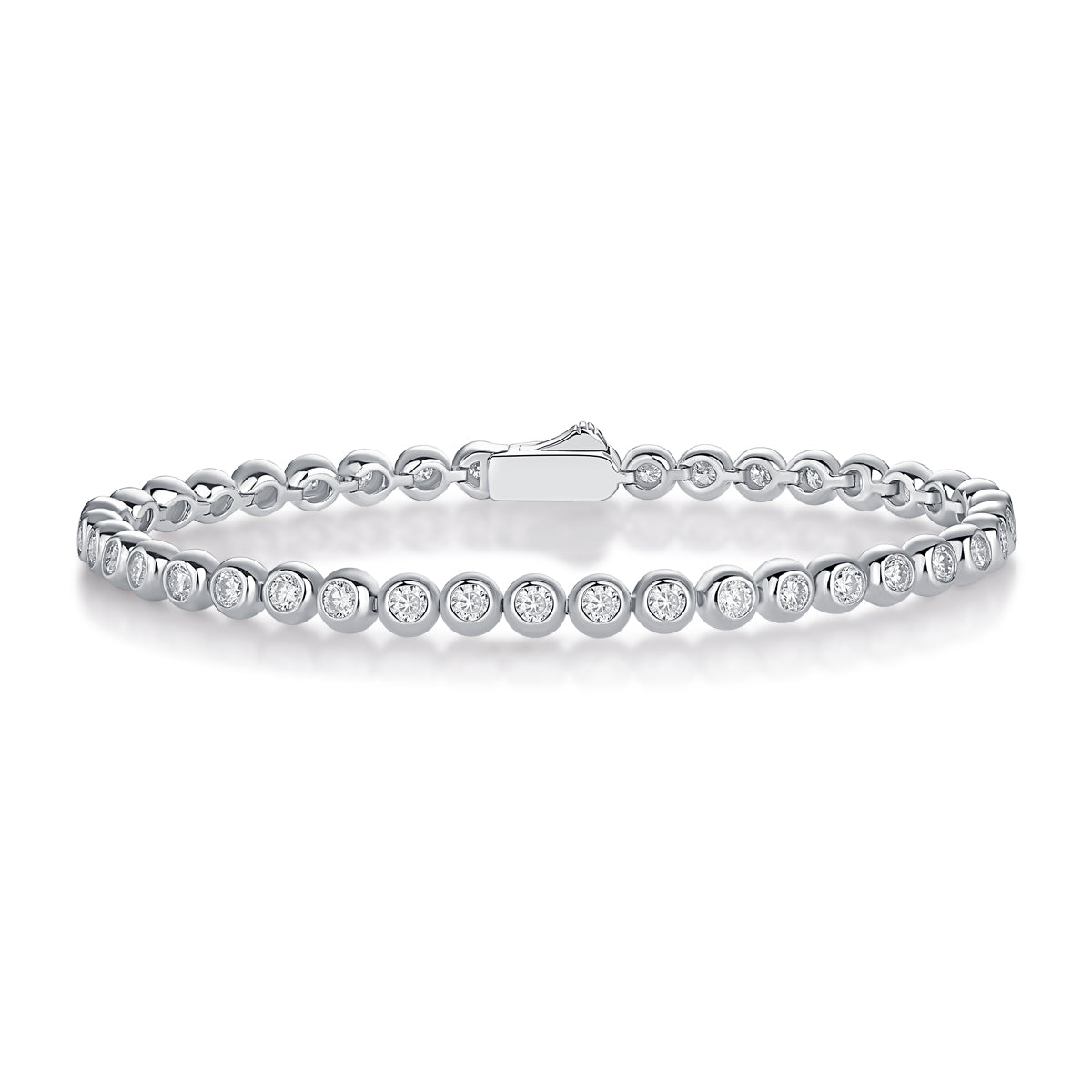Galaxy Dream - S925 Platinum Plated Moissanite Bracelet Set