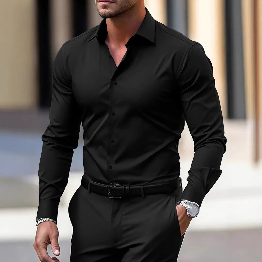 Men's Long Sleeve Business Shirt
