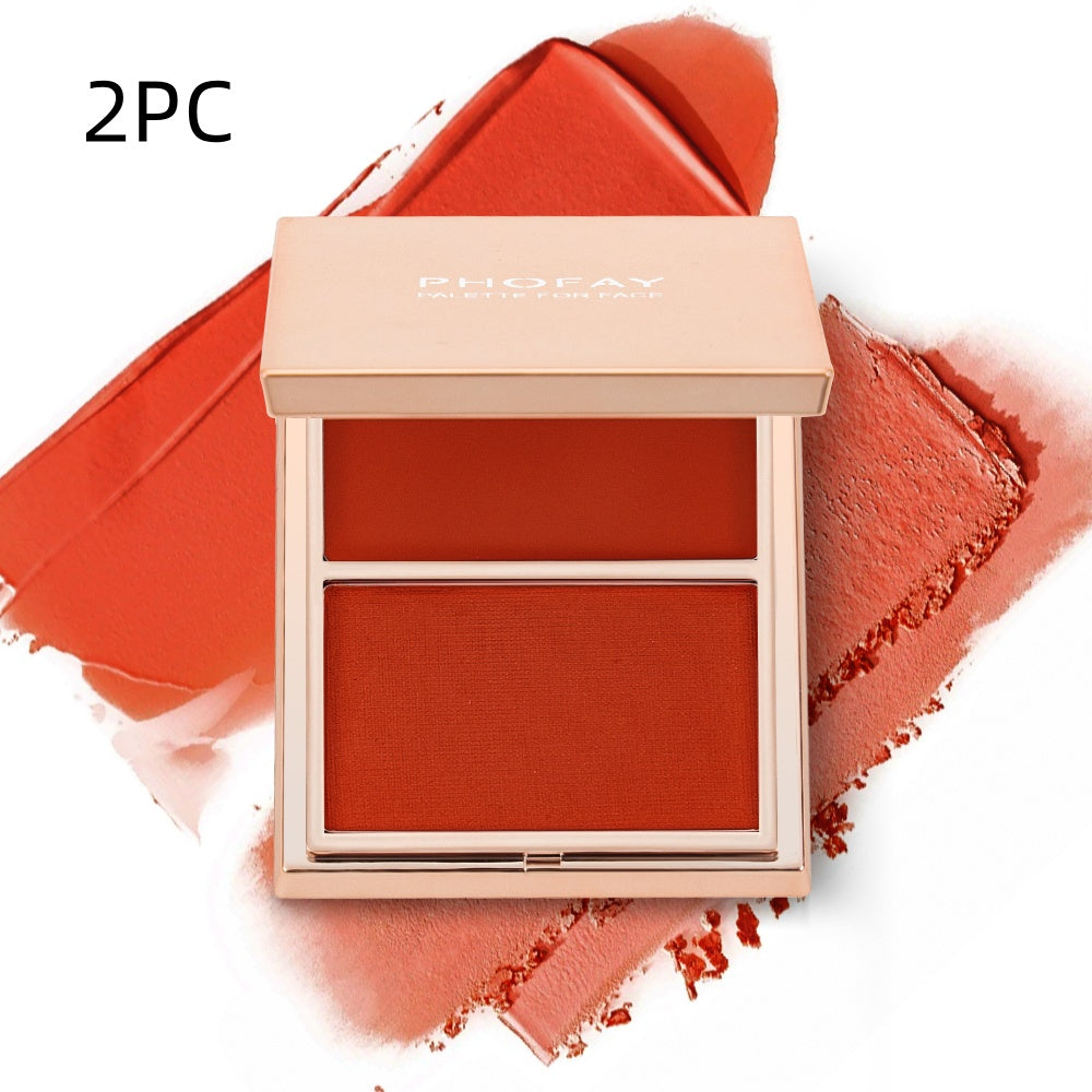 PHOFAY Duo blush crème et poudre Double-Take