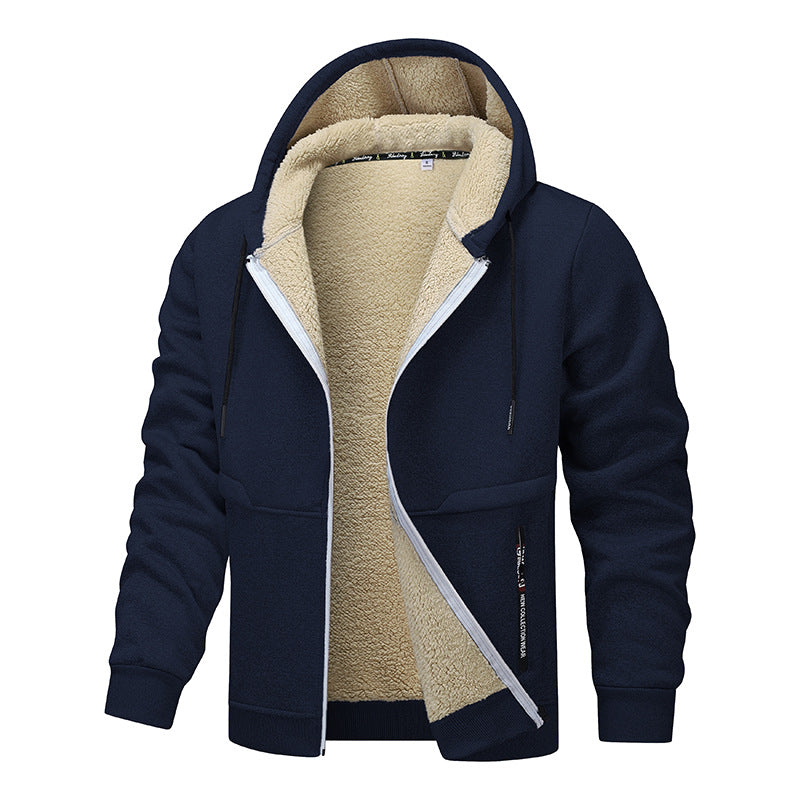 Men's Sherpa-Lined Heavyweight Zip Hoodie