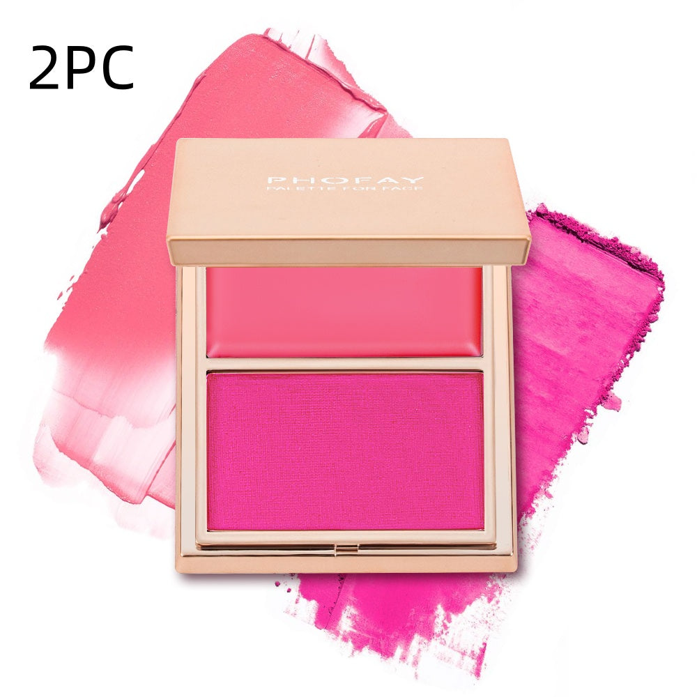 PHOFAY Duo blush crème et poudre Double-Take