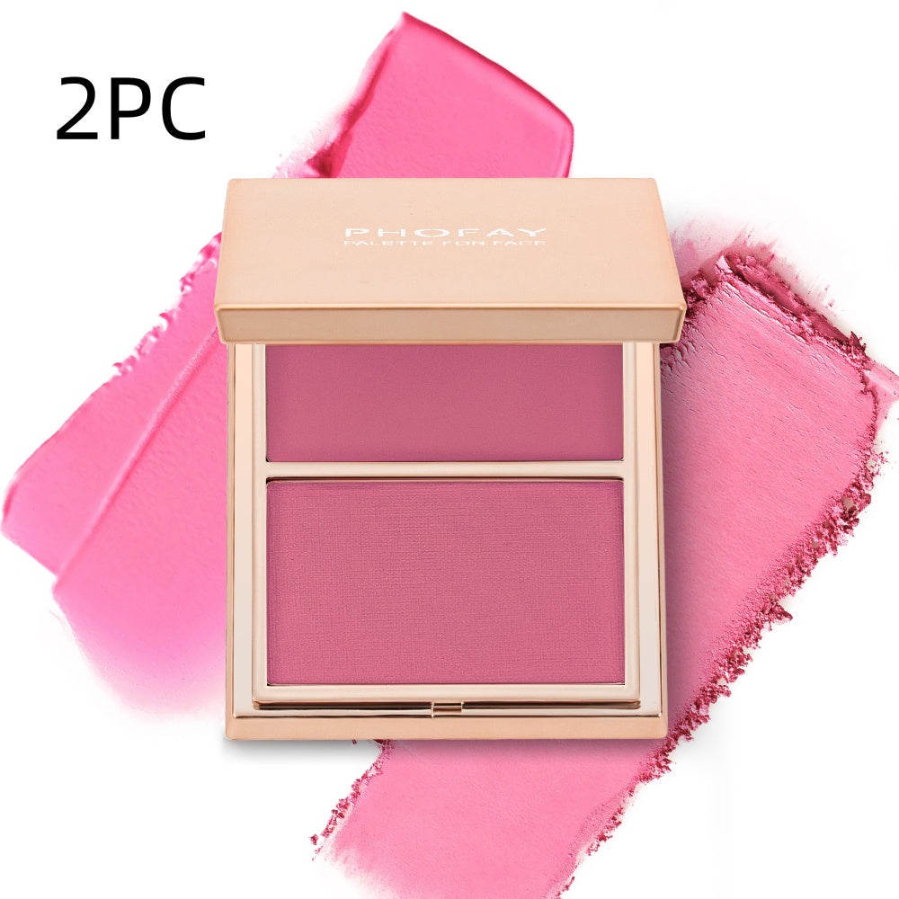 PHOFAY Duo blush crème et poudre Double-Take