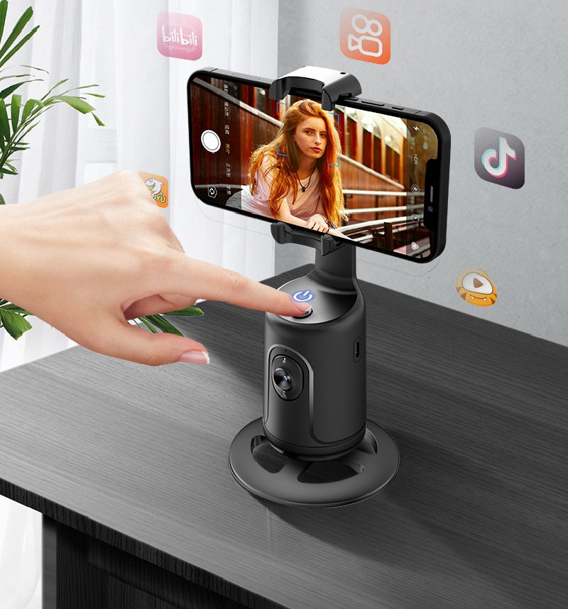 360° AI Face Tracking Gimbal - Smart Auto Phone Holder & Stabilizer