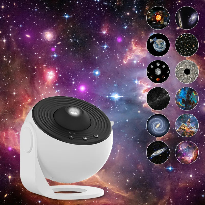 Galaxy Projector Night Light - 360° Rotating Starry Sky Planetarium Lamp