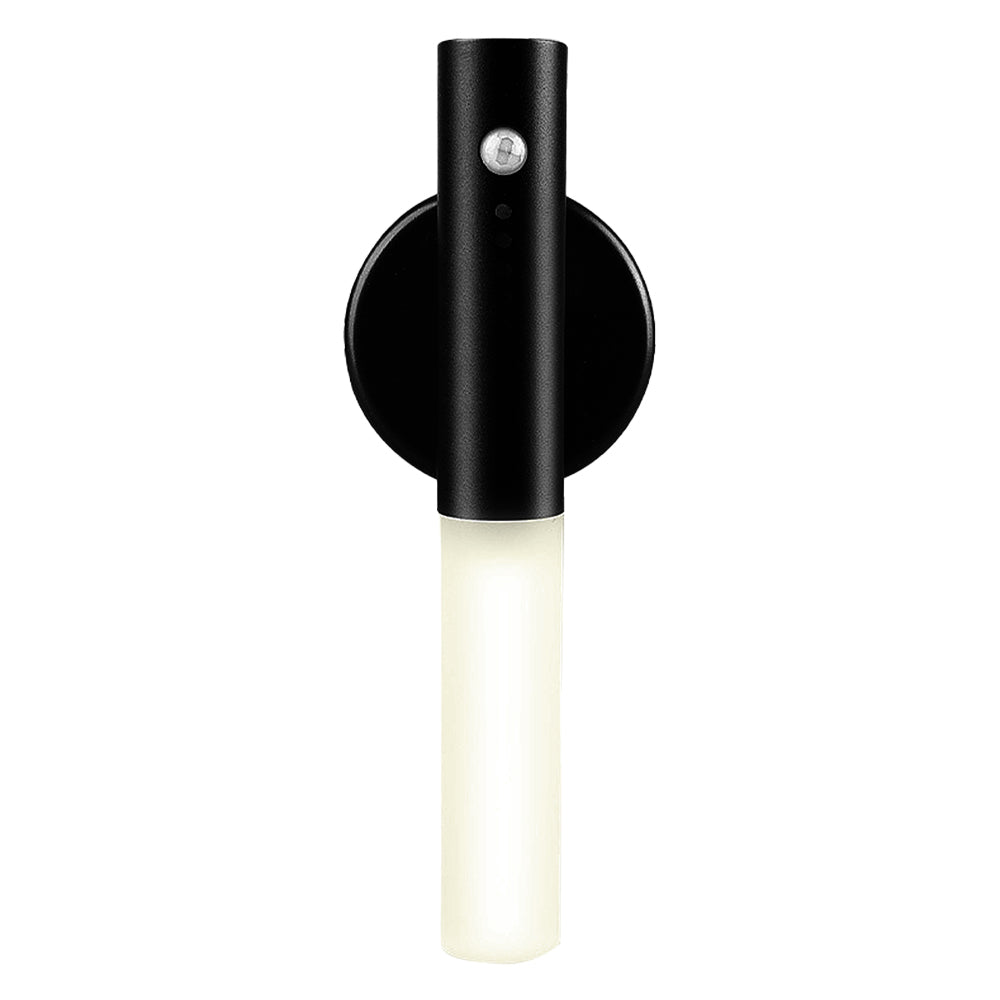 Magnetic Wooden LED Night Light with Motion Sensor - USB Rechargeable Wall Light
