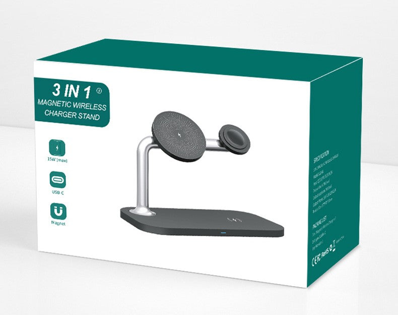 Chargeur sans fil magnétique 3-en-1
