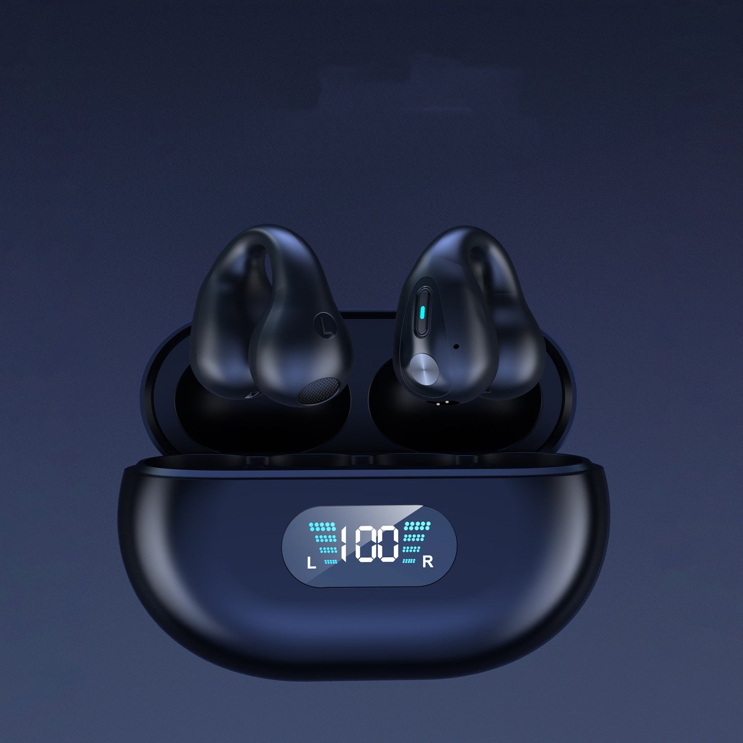 Bone Conduction Bluetooth 5.3 Wireless Earbuds - Sports Headset with Touch Control