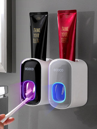 Automatic Wall Mount Toothpaste Dispenser Set