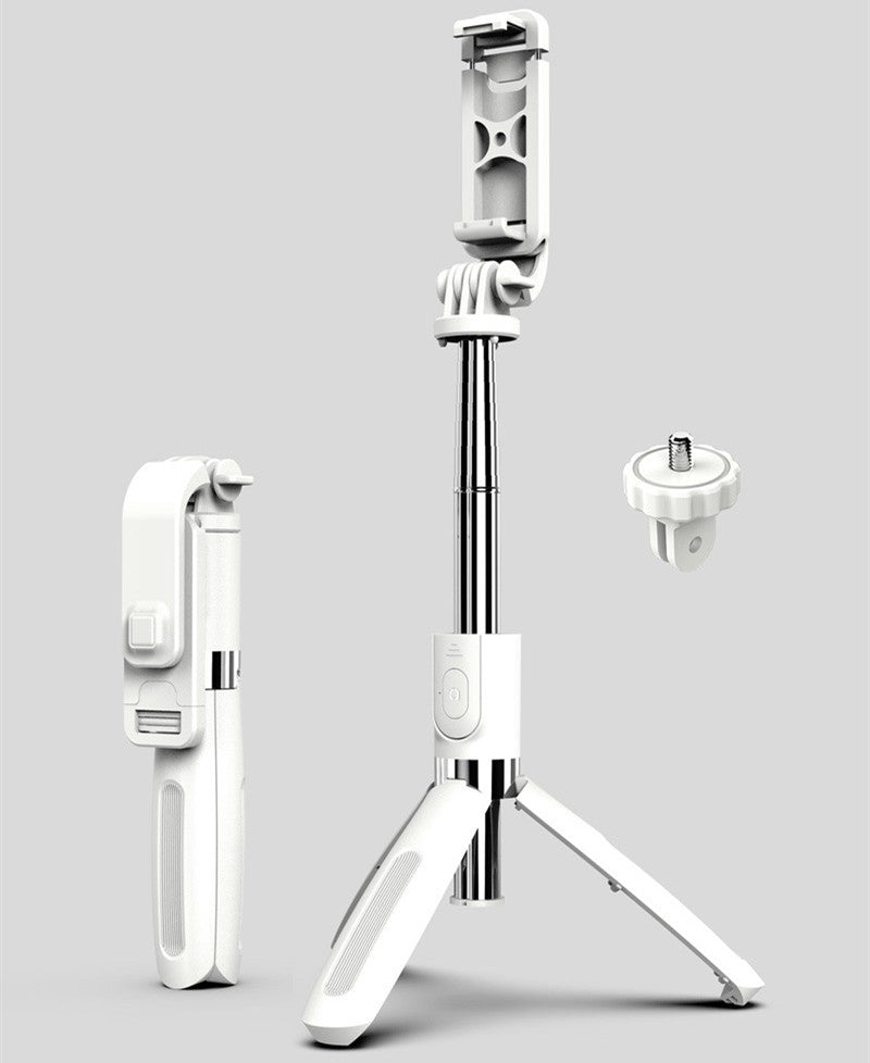 Tripod Selfie Stick Mobile Universal Triangle Bracket  Bluetooth Selfie