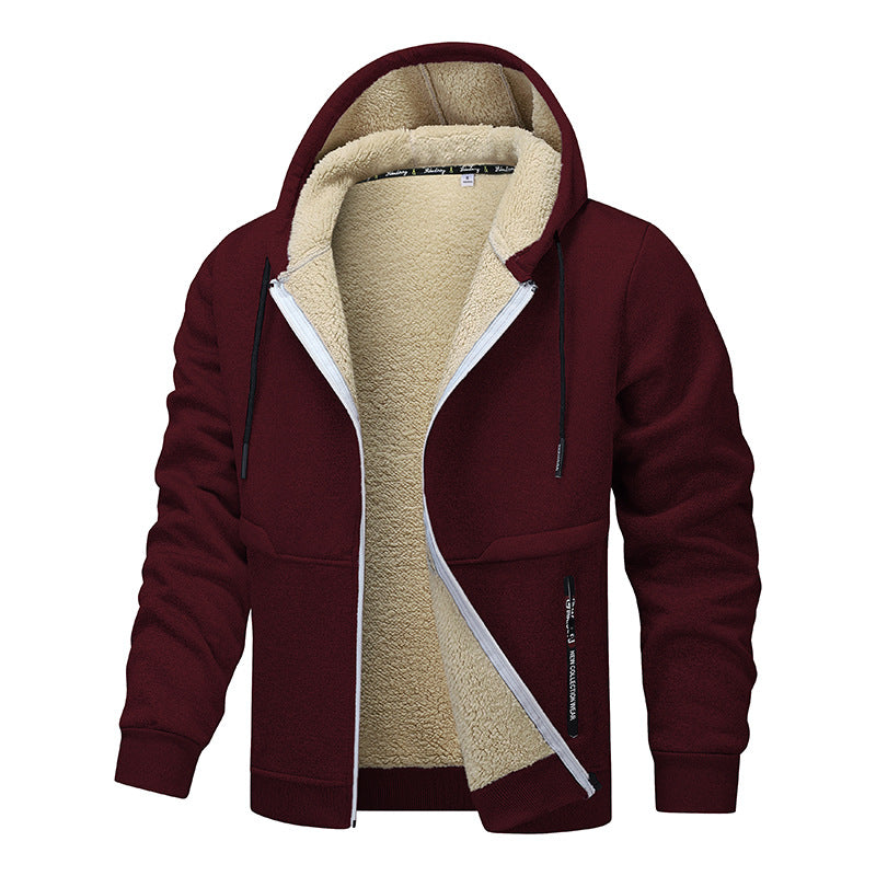Men's Sherpa-Lined Heavyweight Zip Hoodie