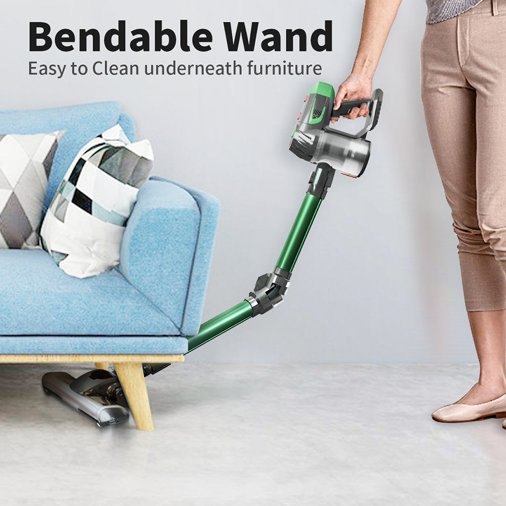 Aspirateur à main sans fil avec tube pliable