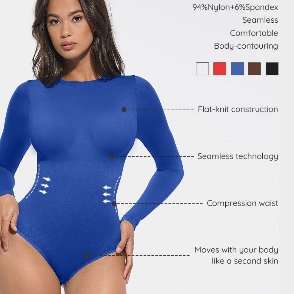 Body à col rond et entrejambe pressionné