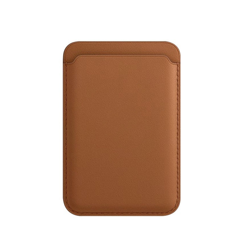 Magsafe Magnetic Luxury Leather Card Holder Wallet Case