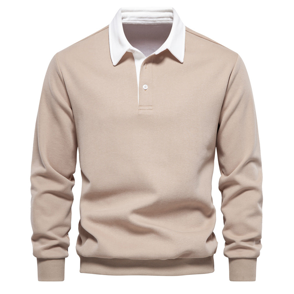 Men's Polo Collar Sweater