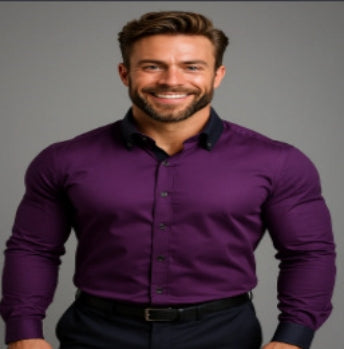 Men's Long Sleeve Business Shirt