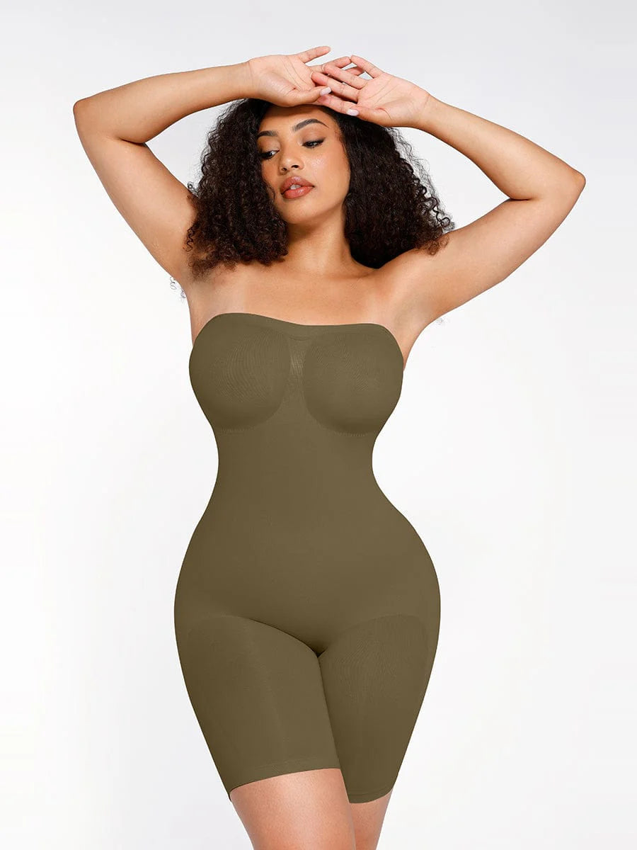 Gaine bustier gainante avec effet push-up fessier