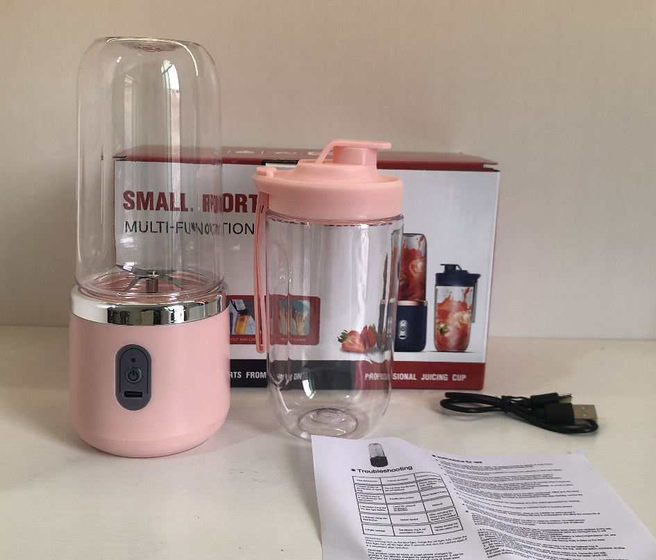 Portable USB Rechargeable Blender - 6-Blade Mini Juicer