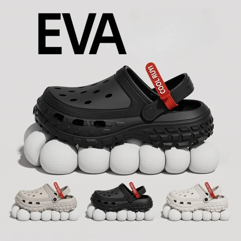 Unisex Home Crocs Wedges Heel Platform Indoor Outdoor  Slippers