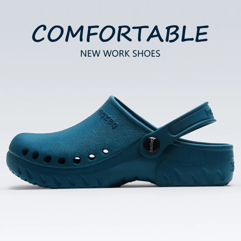 Unisex Slippers 3cm Platform  Breathable Non-slip  Clogs