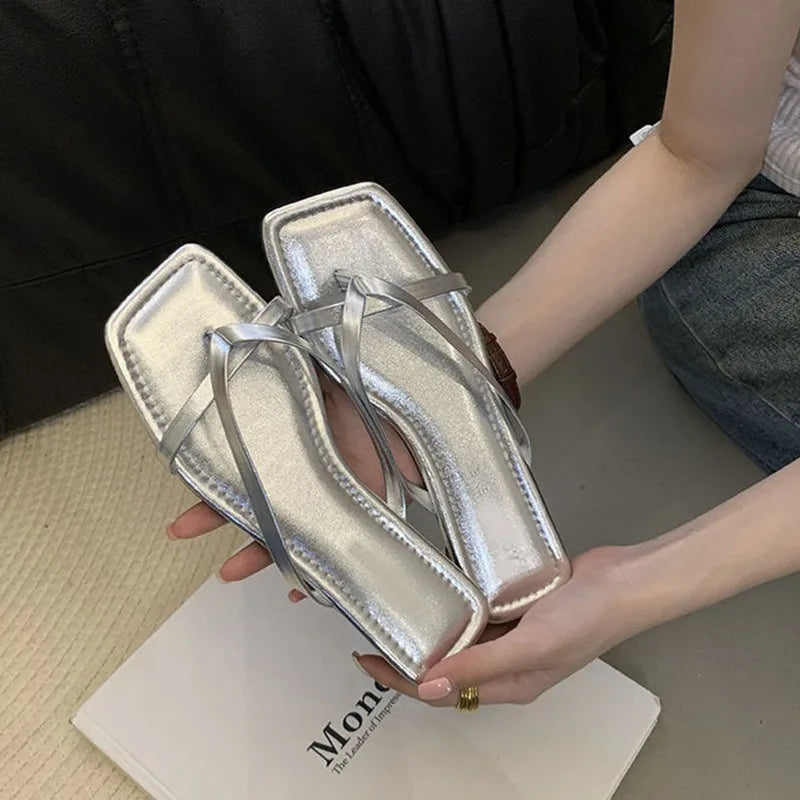 Women Flip-flops Summer Outdoor Wear Flat Soles Casual Slides