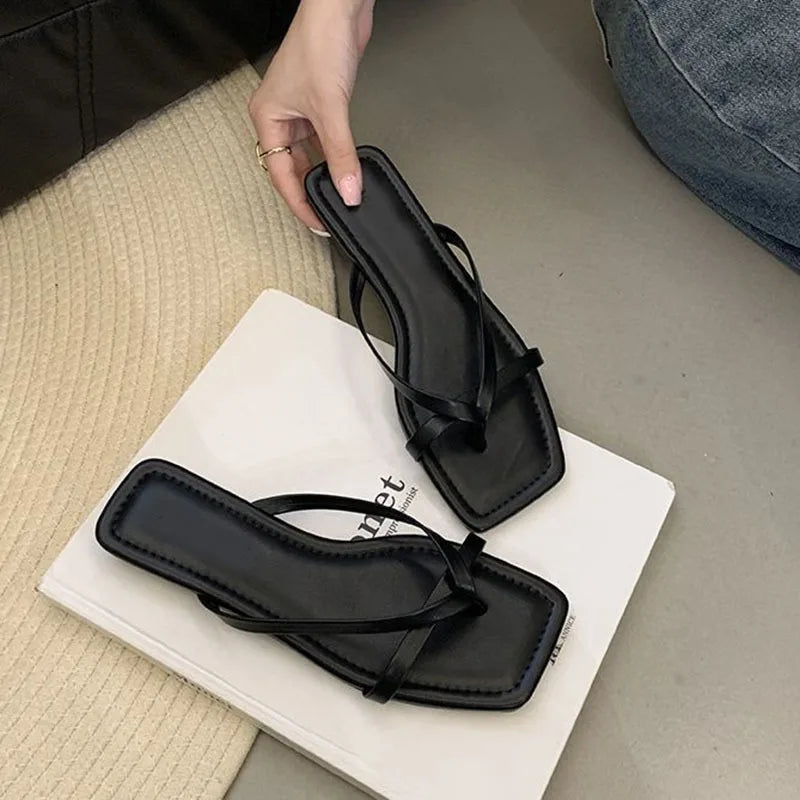 Women Flip-flops Summer Outdoor Wear Flat Soles Casual Slides