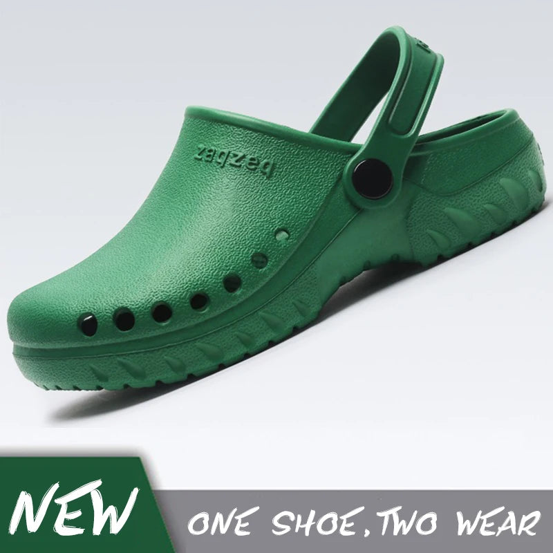 Unisex Slippers 3cm Platform  Breathable Non-slip  Clogs