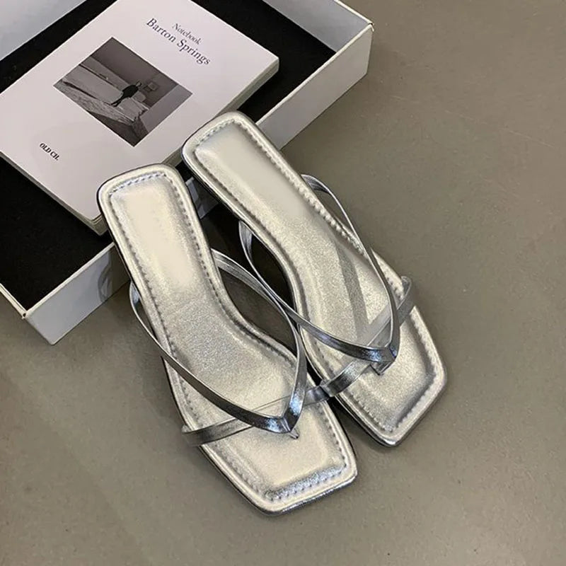 Women Flip-flops Summer Outdoor Wear Flat Soles Casual Slides