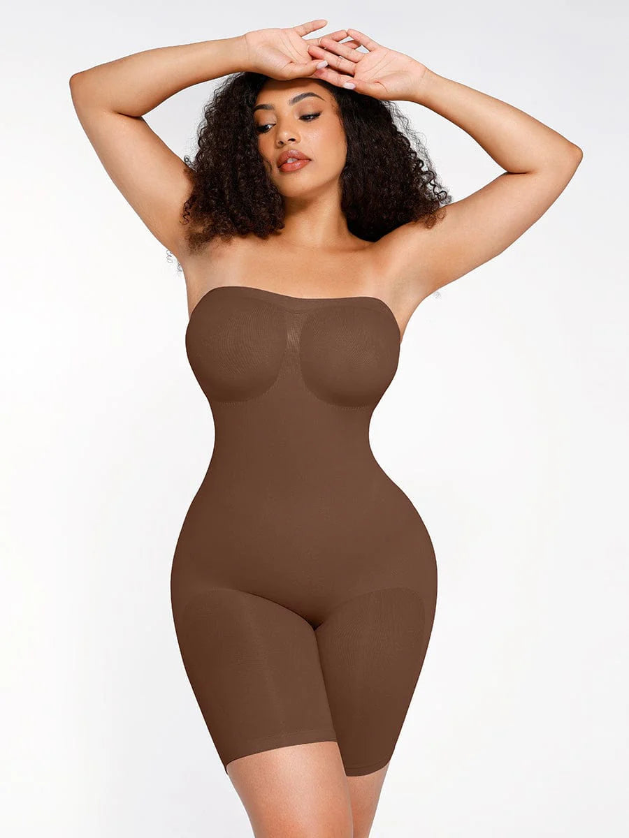 Gaine bustier gainante avec effet push-up fessier
