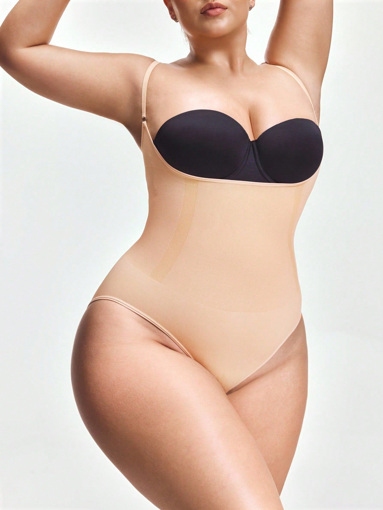 Women's Open Bust Bodysuit Shapewear - Waist Trainer & Butt Lifter
