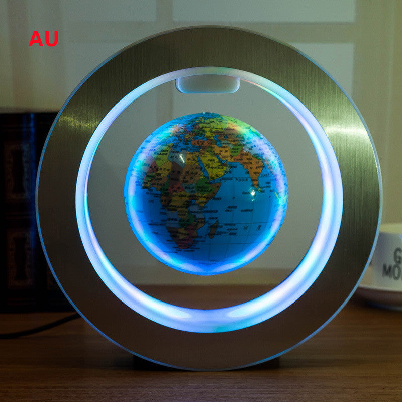 LED World Map Floating Globe - Magnetic Levitation Anti-Gravity Light
