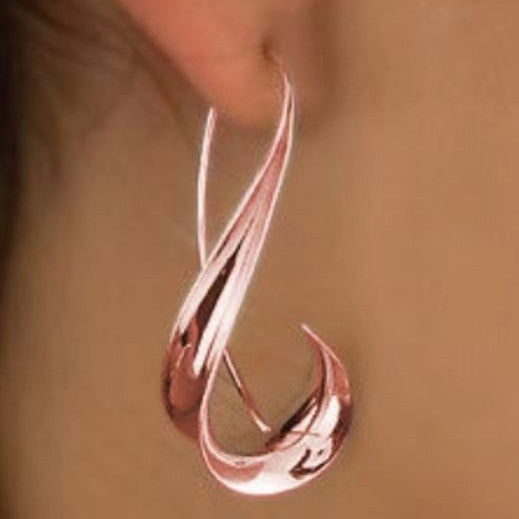 Retro Geometric Alloy Earrings – Minimalist Statement Jewelry