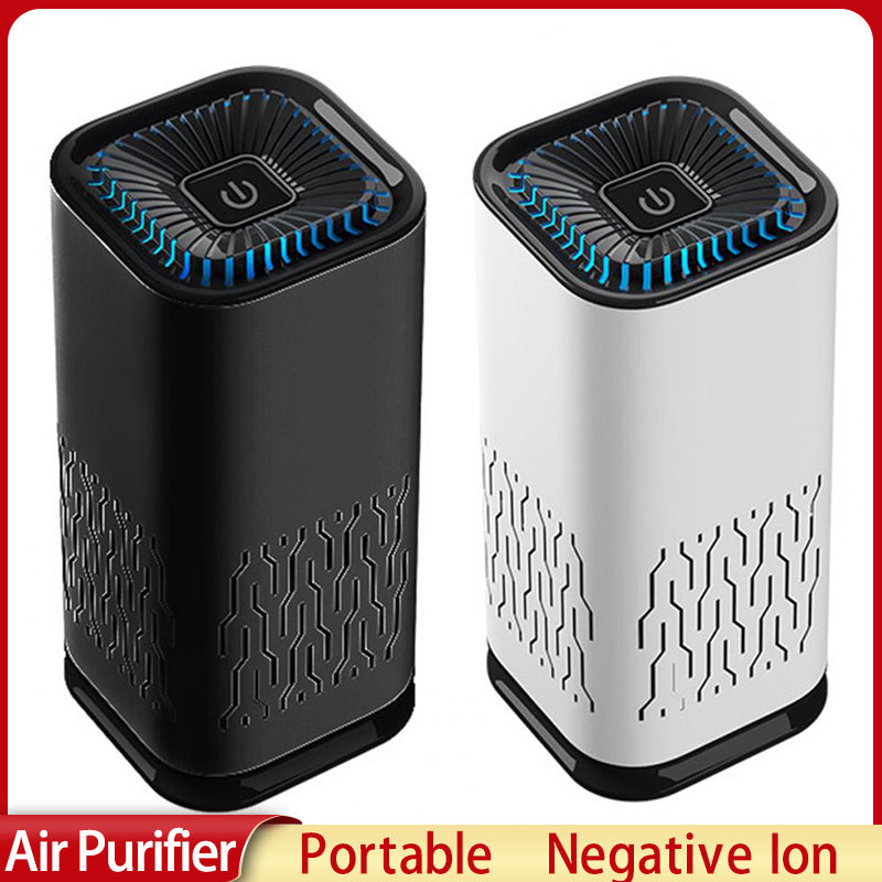Portable Car Air Purifier - Negative Ion Generator for Fresh Air