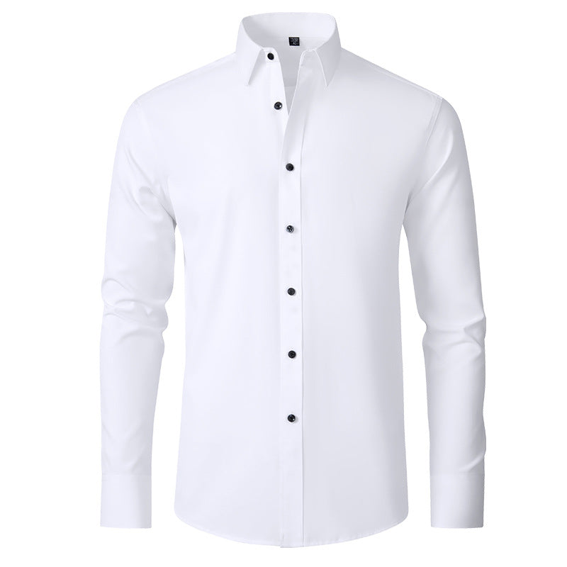 Men's Wrinkle-Free Stretch Business Shirt