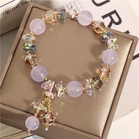 Sea Blue Treasure - Natural Stone Crystal Bracelet