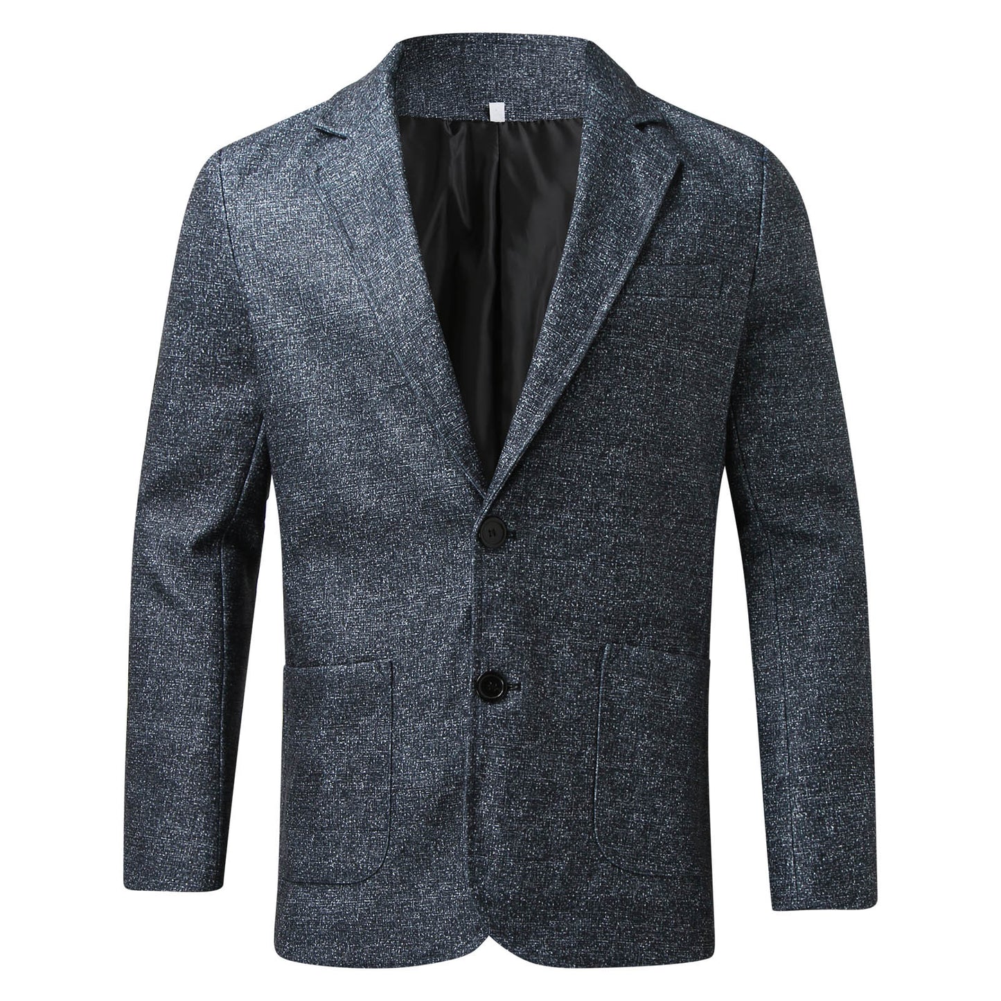 Men's Plaid Long Sleeve Suit Jacket