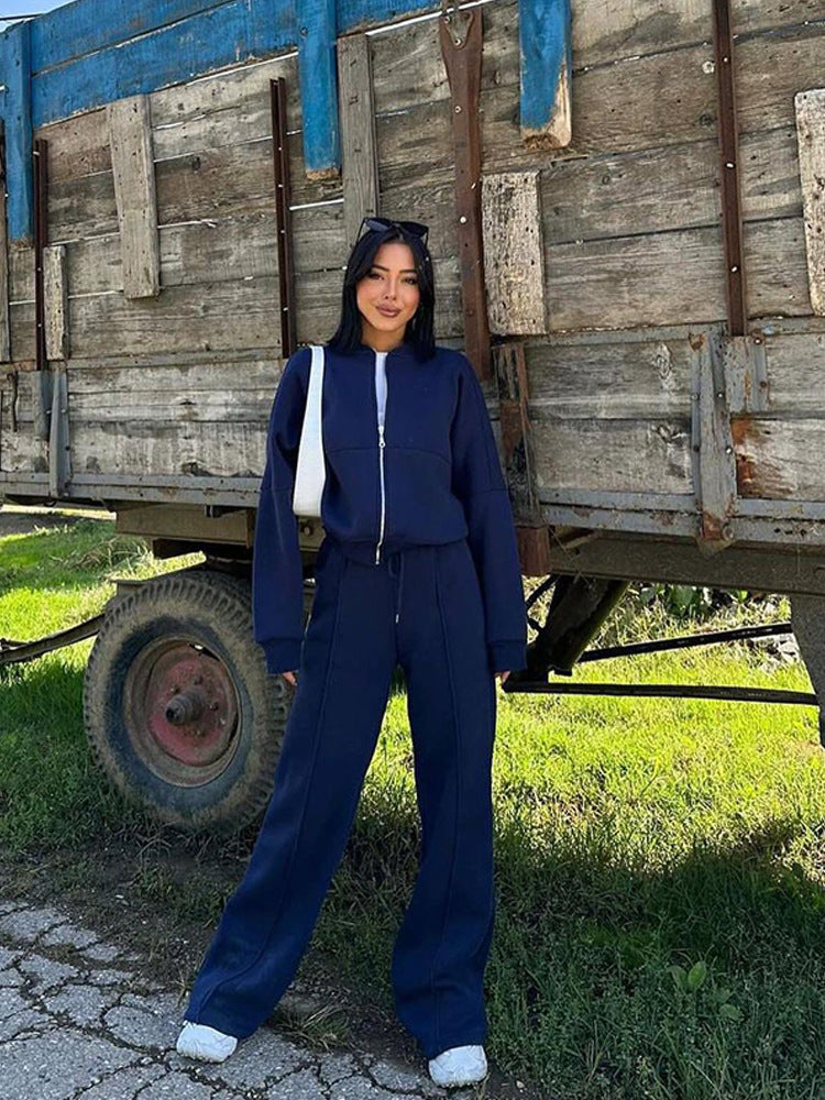 Ensemble Lounge Cardigan et Pantalon Femme - Deux Pièces