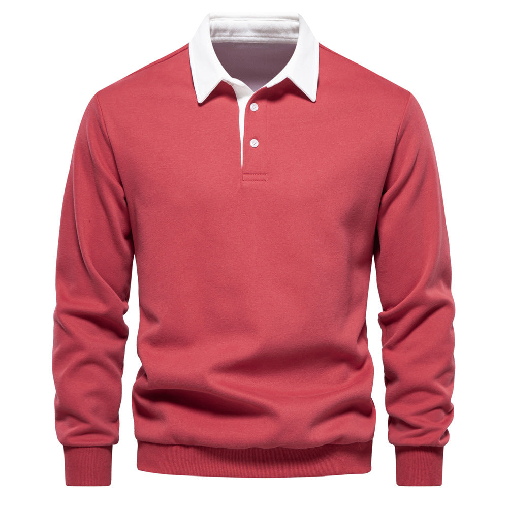 Men's Polo Collar Sweater