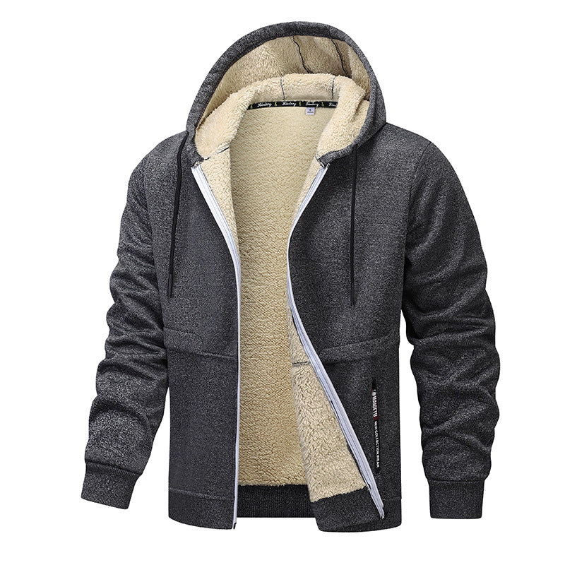 Men's Sherpa-Lined Heavyweight Zip Hoodie