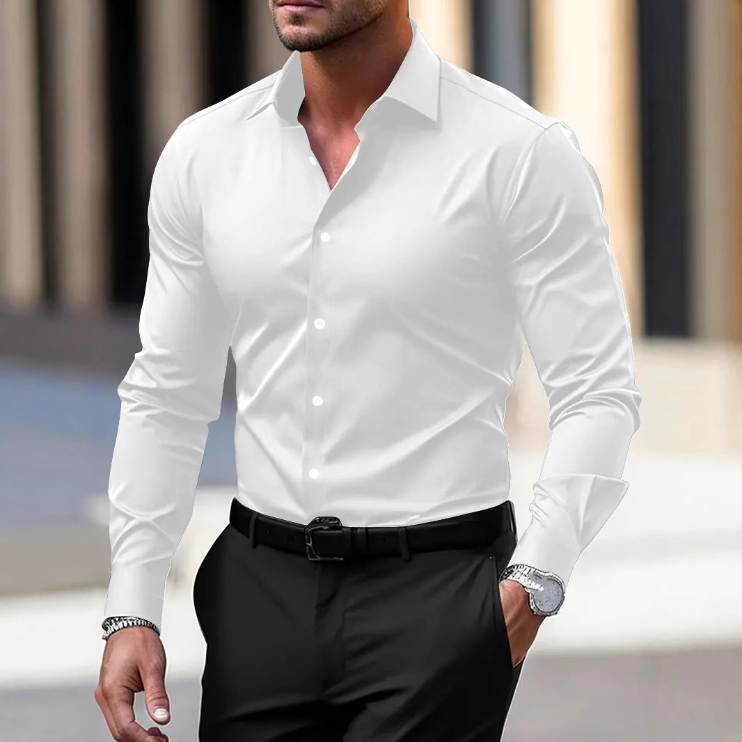 Men's Long Sleeve Business Shirt