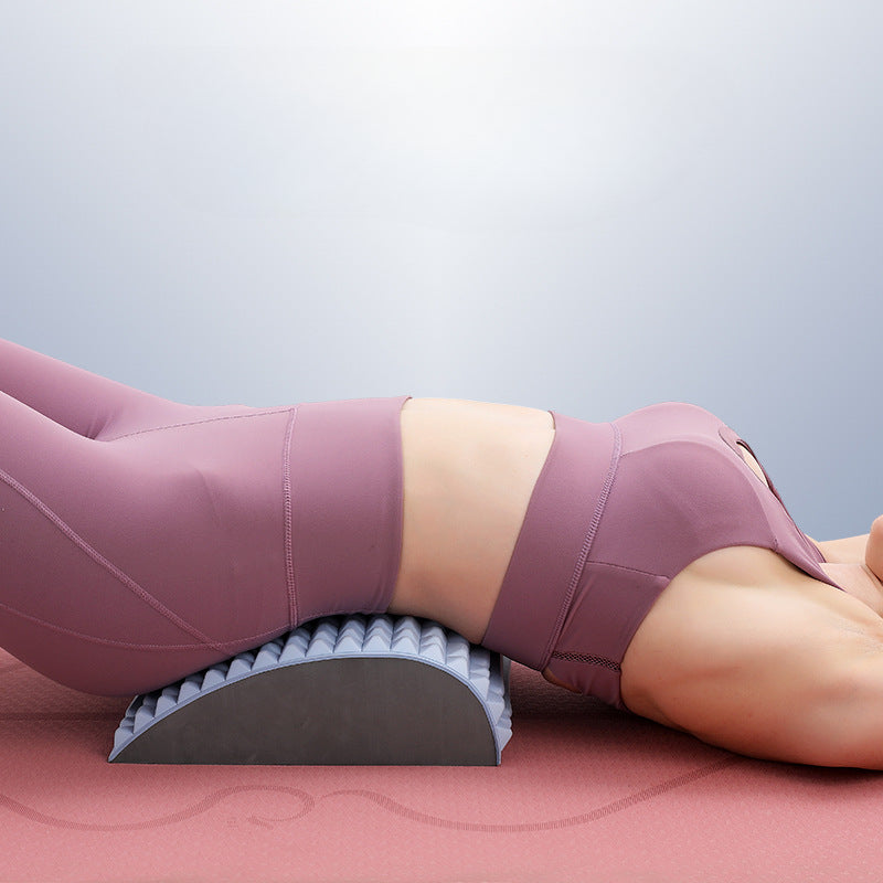 Therapeutic Back Stretcher & Lumbar Support Pillow - Multi-Level Massager for Neck, Waist & Lower Back Pain Relief - Ideal for Sciatica & Herniated Disc Recovery