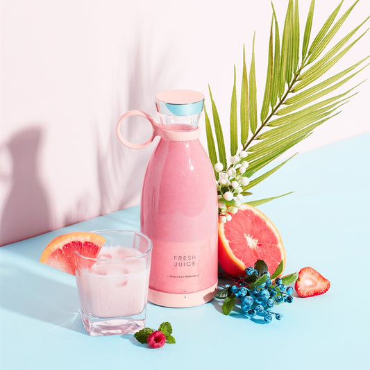 350ml USB Rechargeable Portable Blender - Electric Juicer Cup for Home & Travel